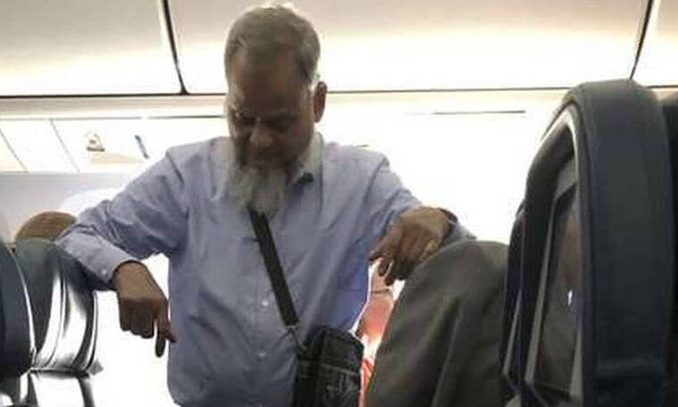 Viral: Όρθιος 6 ώρες σε πτήση - η φωτογραφία που κάνει το γύρο του διαδικτύου