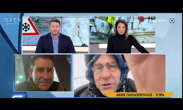 Κακοκαιρία Ελπίδα: Εκτός εκπομπής ο Άκης Παυλόπουλος!Απεγκλωβίστηκε μετά από 17 ώρες στην Αττική Οδό