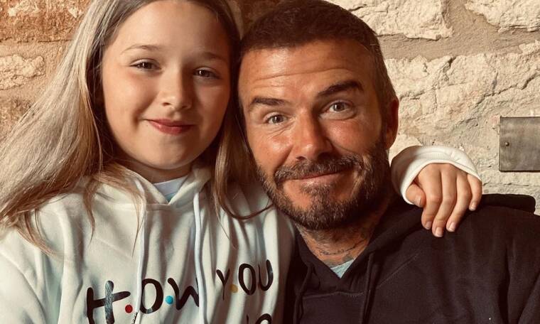 Πώς ο David Beckham φτιάχνει τη διάθεση της κόρης του