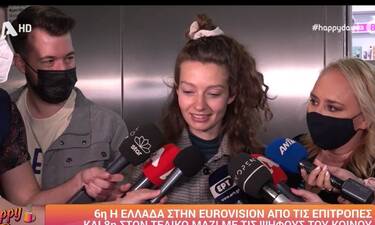Αμάντα Γεωργιάδη: Οι πρώτες δηλώσεις μετά την Eurovision - Η ερώτηση που την άφησε άφωνη