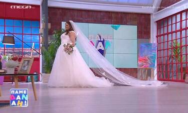 Δανάη Μπάρκα: Ντύθηκε νύφη και... αυτός είναι ο τυχερός! (Video)
