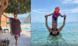 Τζένη Μπότση: Οι νέες φώτο με την κόρη της στην Ικαρία είναι απίθανες - Ξεκίνησε μαθήματα serf