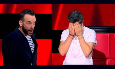 The Voice: Ο Μουζουράκης αποκάλεσε διαγωνιζόμενη «τρελή, μαζόχα» και ο Ρουβάς «πάγωσε»
