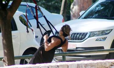 Η παρουσιάστρια «λιώνει» στη γυμναστική για να διατηρήσει τη σιλουέτα της
