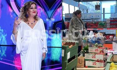 Ελισάβετ Κωνσταντινίδου: Με λεοπάρ γούνα και χωρίς ίχνος μακιγιάζ για τα τελευταία ψώνια της χρονιάς